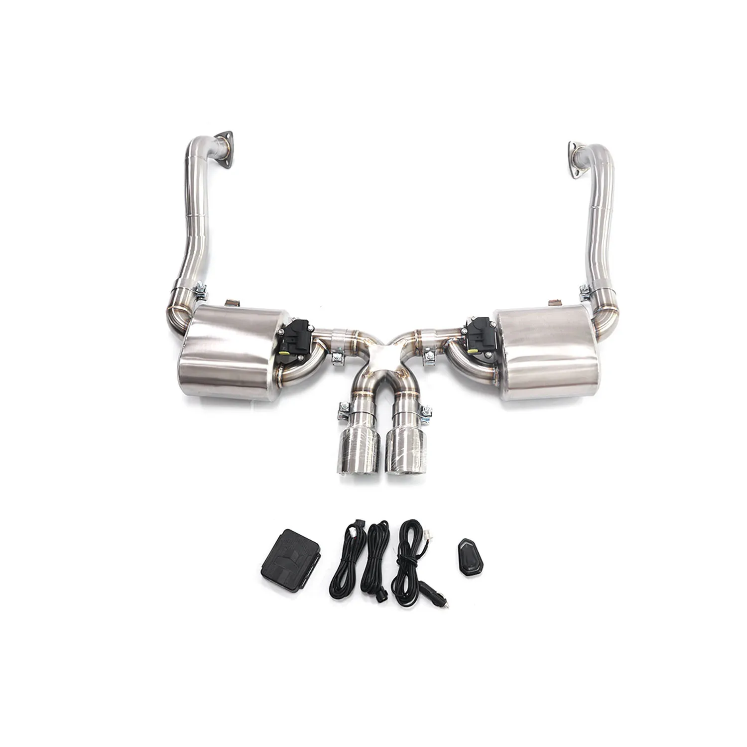 

ING High Performance Stainless Steel Exhaust Catback for Porsche Cayman 987.2 3.4L With Valved Pipes Exhaust System