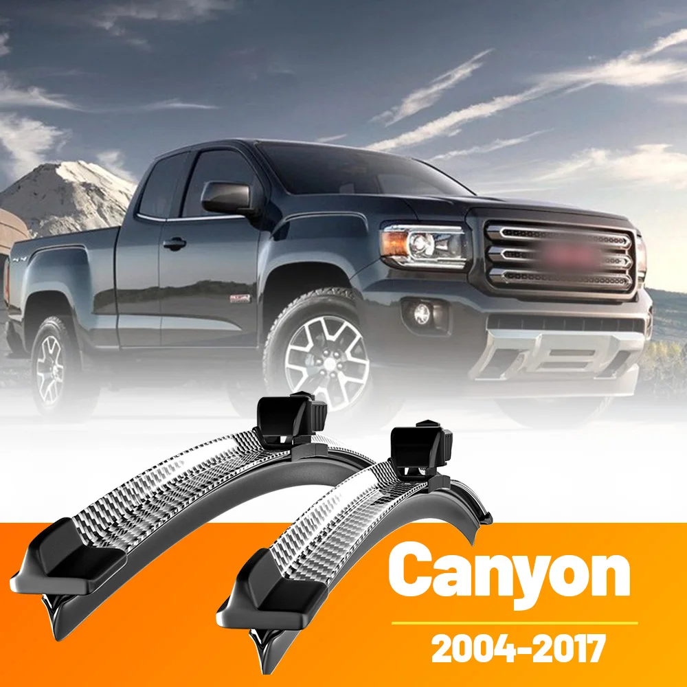

2pcs Front Windshield Windscreen Wiper Blades Carbon Fibre Wipers For GMC Canyon 2004-2017 2005 2006 2012 2013 2014 2015 2016