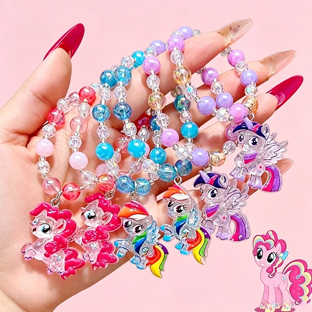 1 pc cartoon bracelet accessory beaded crystal jewelry, ideal for school and office, perfect gift for young people for birthdays