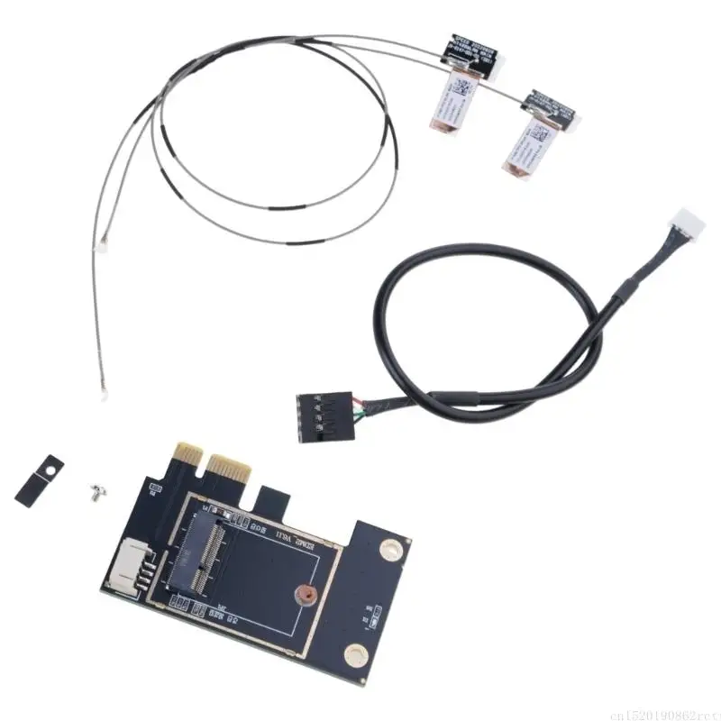 D5BB for M.2 Ngff- to PCI E Wireless Card Converter Adapter Bluetooth-compati