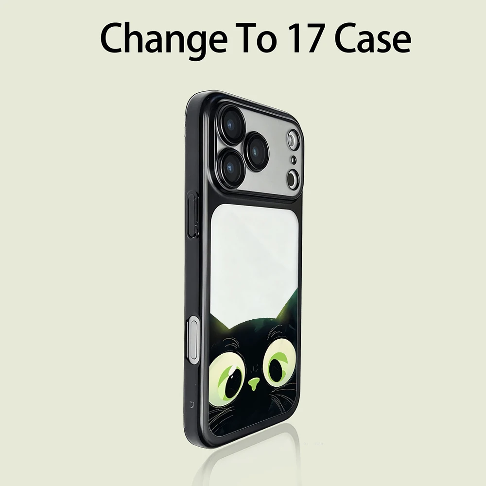Niedliche Kätzchen-PC-Schutzhülle für iPhone 13 Pro Max Hüllen iPhone 17 11 12 13 ProMax 16 14 15 Plus 17 Air Sturzsichere Lustige Katzenhülle – Detail 8