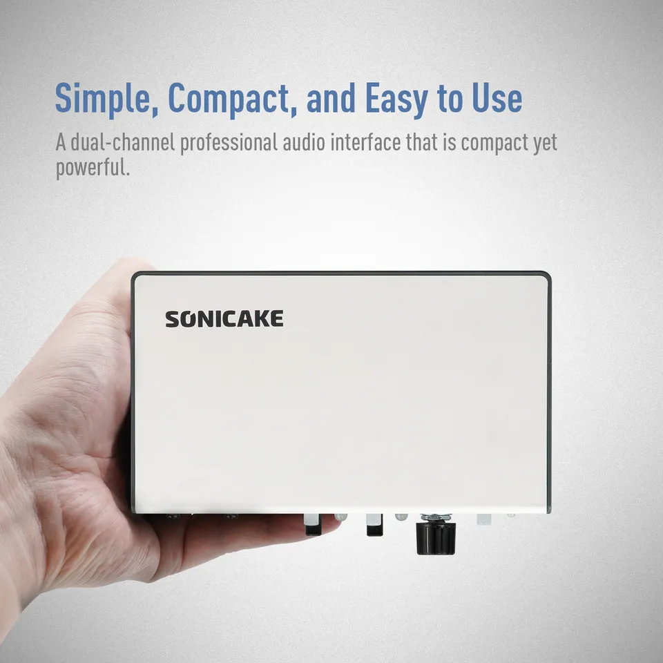 SONICAKE Sonic Cube II Dual-Channel Professional Audio Interface