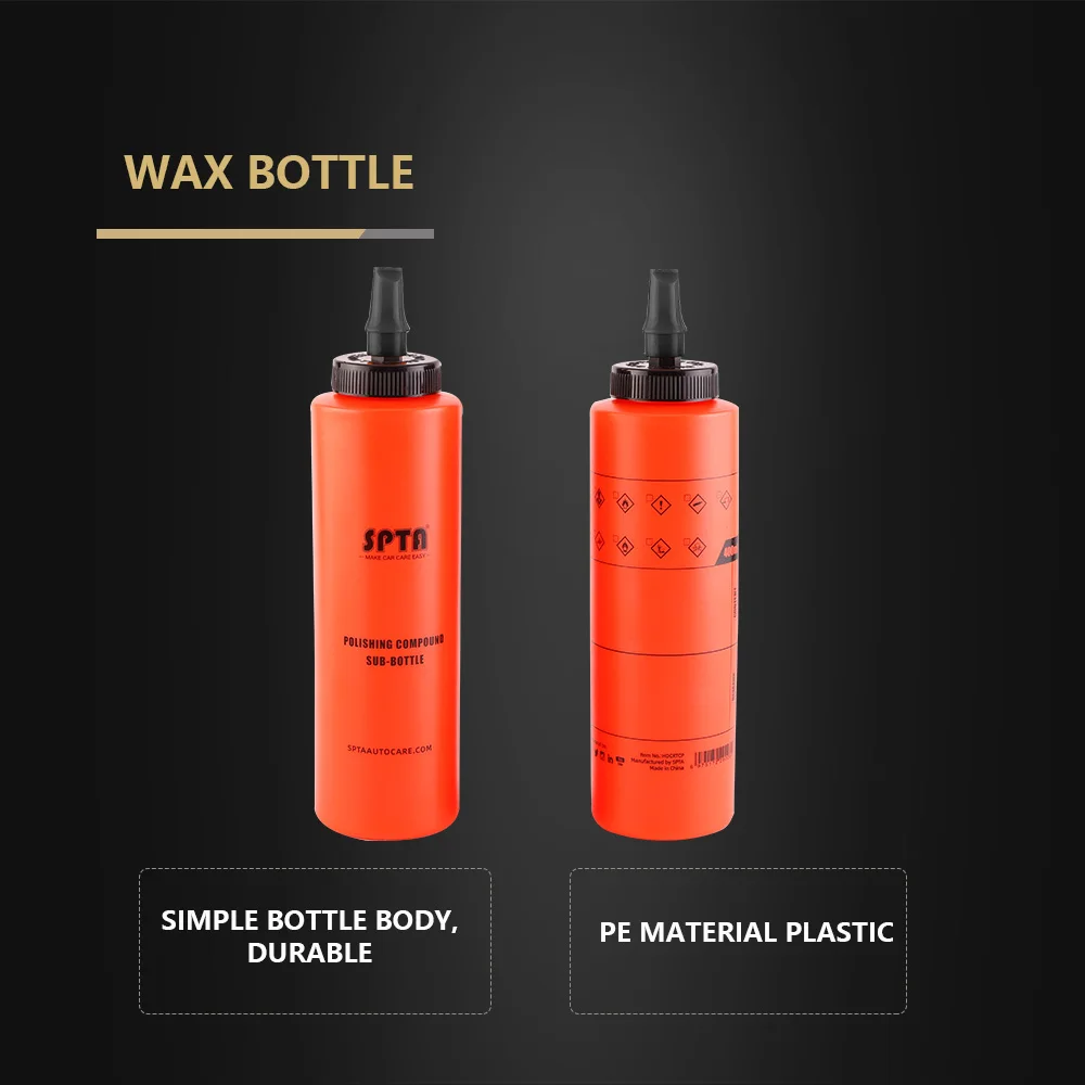 SPTA 400ml Car Wax Polish Liquid Sub-bottle Multi-function Auto Polishing Wax Sub-bottle Liquid Packing Bottle