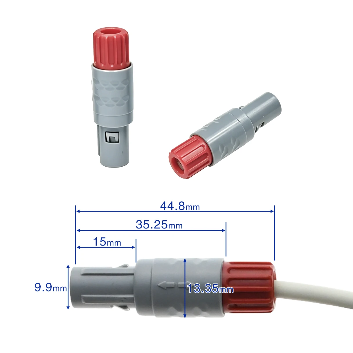 5pcs packing SPO2 Push Pull lem Quick plastic Connector&socket  80 degree slot With 2pin 3pin 5pin 6pin 7pin 8pin