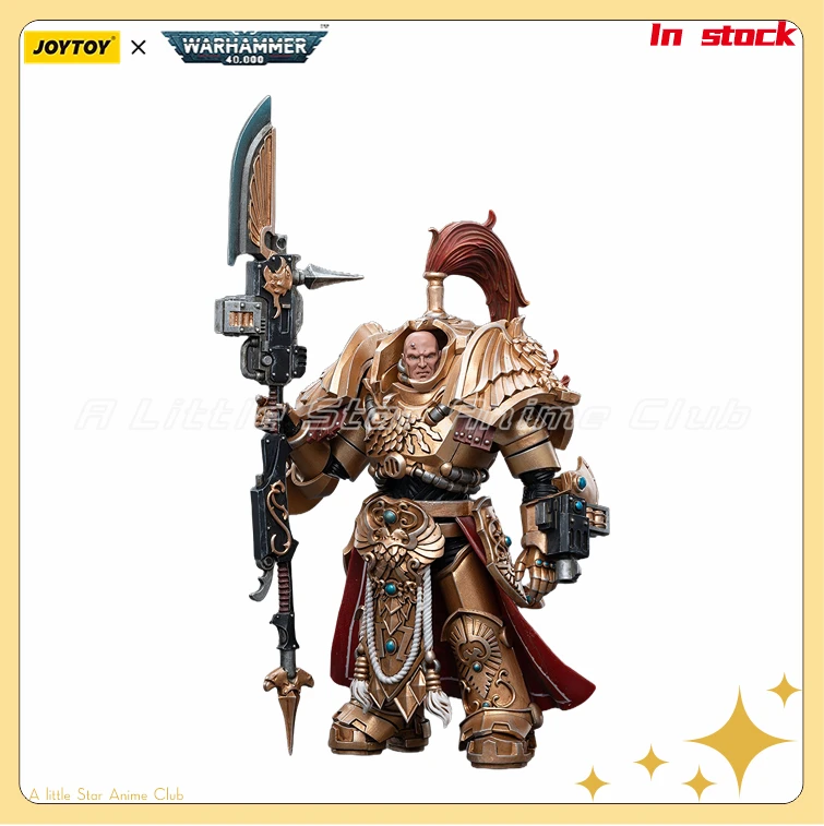 

Оригинальная фигурка JOYTOY 1/18 WARHAMMER 40000, Adeptus Custodes Shield Captain in Allarus Terminator Armor Hydon Seronis