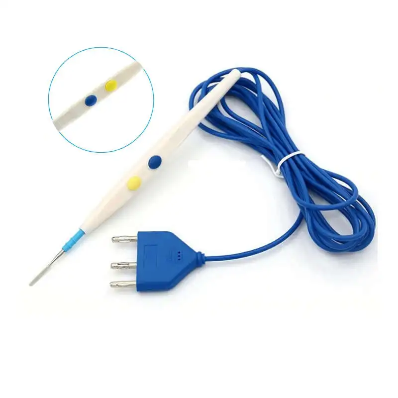 Medical Surgical Cautery Diathermy Disposable Monopolar Electrosurgical Pencil ESU Pencil