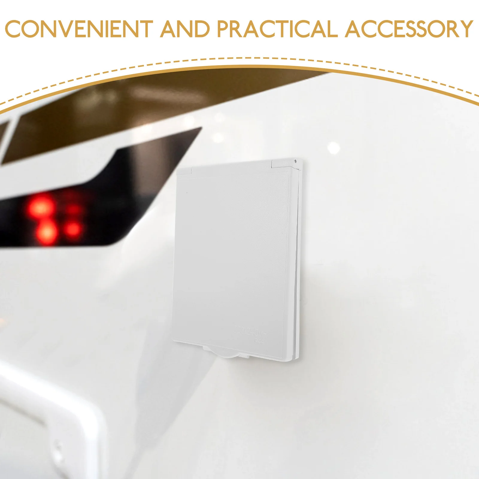 

16A Rv Power Inlet Box Weatherproof Outdoor Socket For Camper Trailer Generator Receptacle Inlet Supply