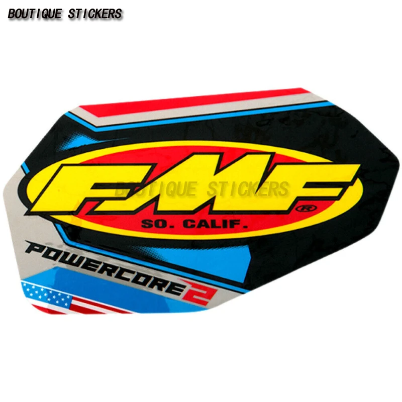 Exquisite Decal FMF Exhaust Replacement Decal - Powercore 2.1 Waterproof PVC Decal