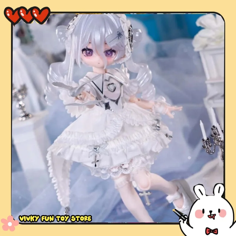 Come4free 1/8 Bjd Doll Clothes Includes A Dress Petticoat Headband Sleeves Socks