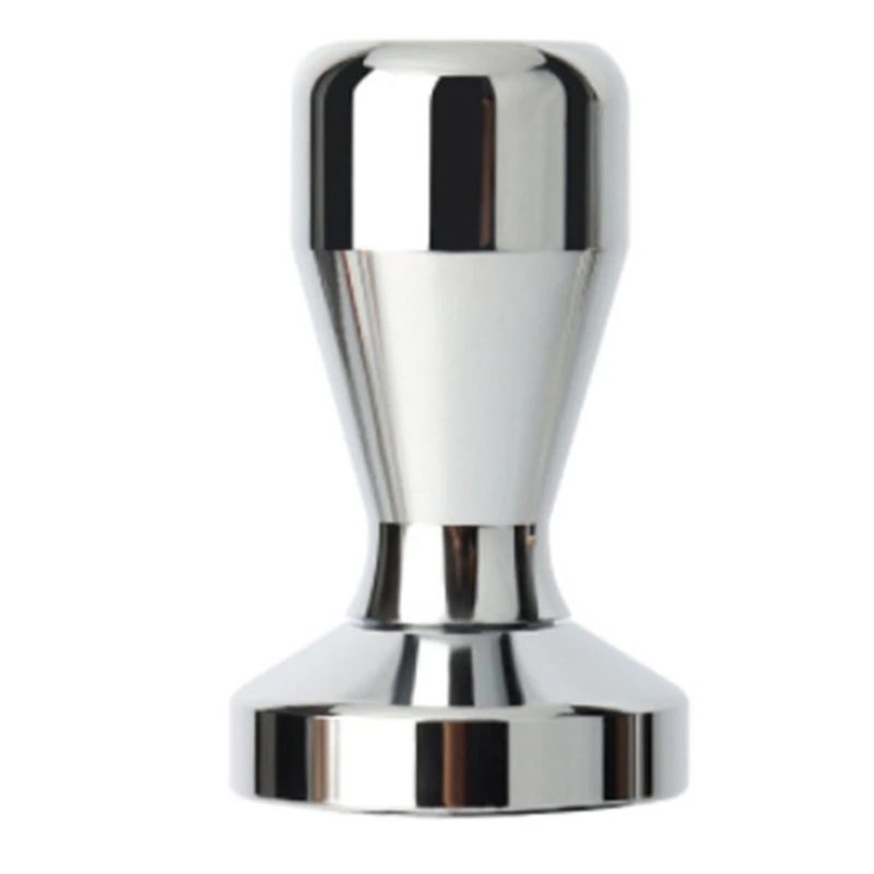 

Coffee Tamper Flat Base Solid Stainless Steel Espresso Coffee Maker Calibrated Pressure Pressed Powder Hammer