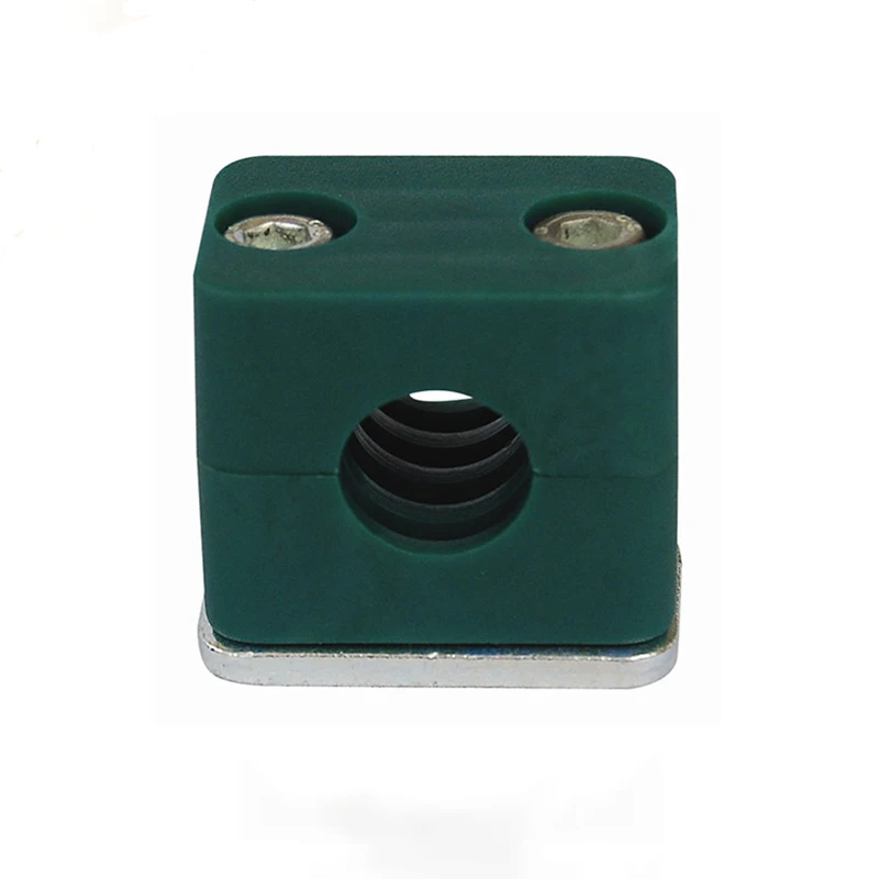 2PCS 6/8/10/15/20/25/28/30/35mm Diameter Pipe Bolted Plastic Clips Pipe Clamp Tube Fastener Kit