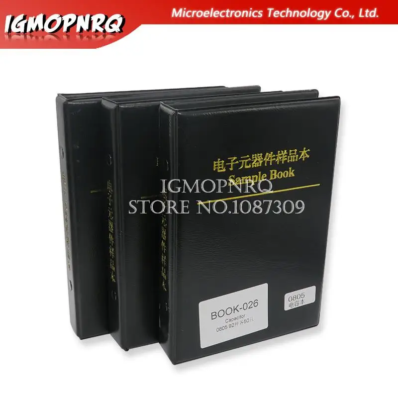 170/177 values 8500PCS 4250PCS 0201 0402 0603 0805 1206 SMD resistor 5% 0R~10M Resistors Sample Book Assortment Kit Resistors