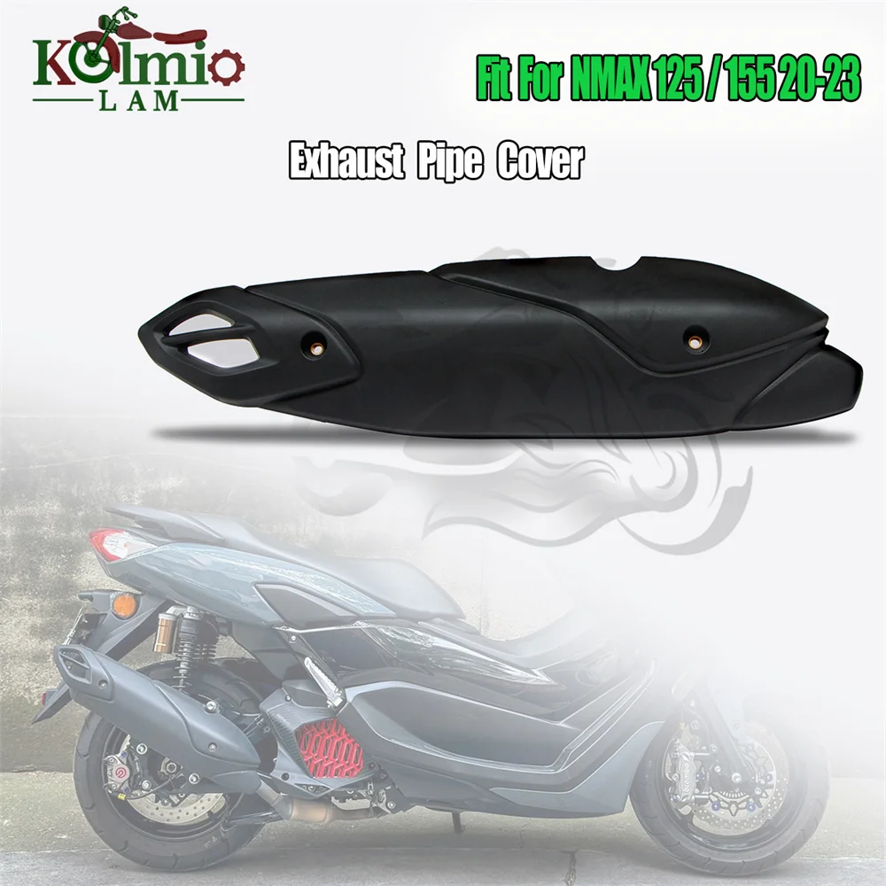 Fit for 2020 - 2023 Yamaha Nmax155 NMAX125 Motorcycle Accessories Exhaust Pipe Cover Cowl Protector NMAX 155 N-MAX 125 2021 2022