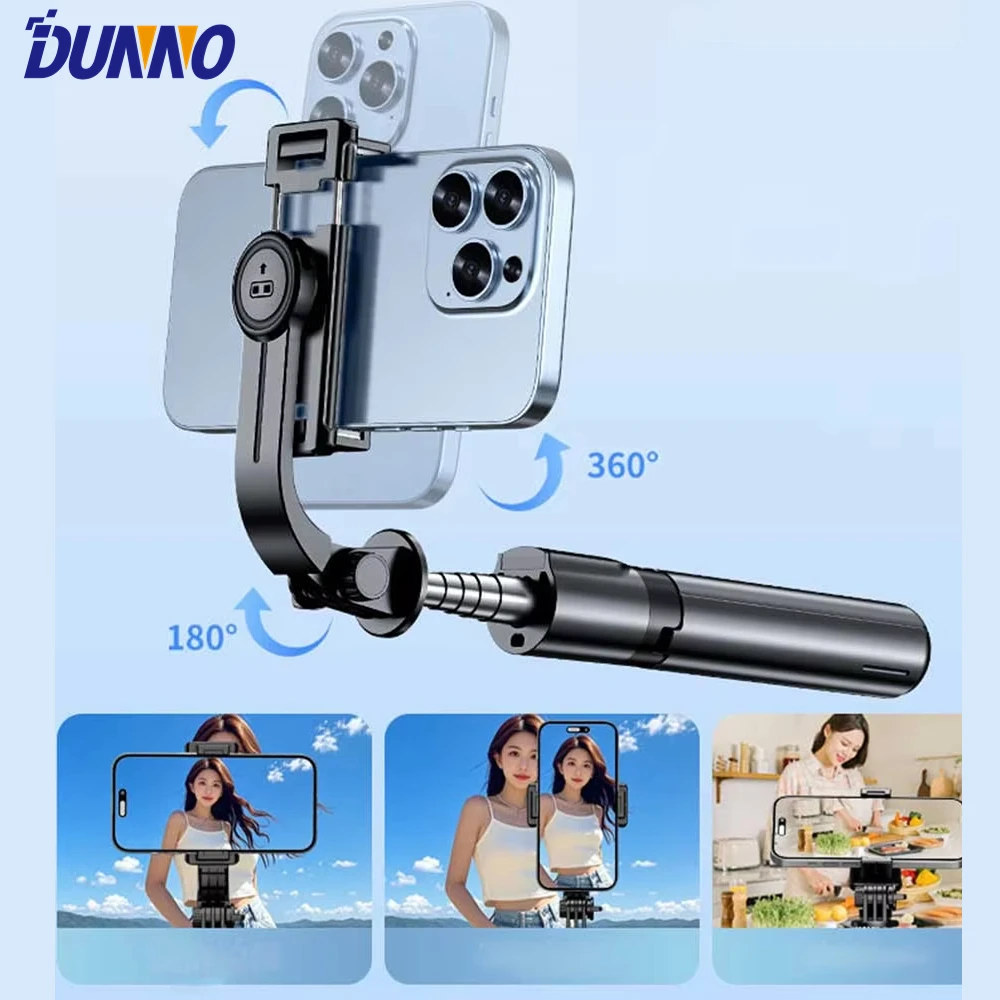 Portable camera tripod with Extendable Pole and 360° rotation for video recording Fill Light Option  video and live streaming
