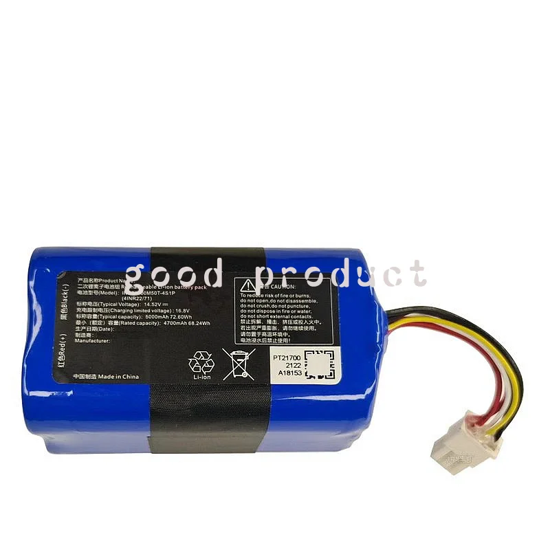 

for INR21700M50T-4S1P 14.52V 5000mAh Lithium Battery Pack Rechargeable