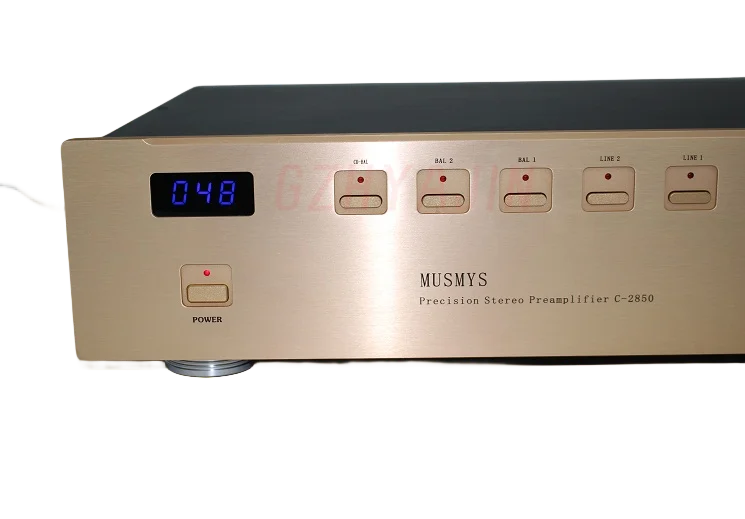 Latest MUSMYS C-2850 Love version preamp PK golden voice high-end preamp High end full balance preamplifier with remote control