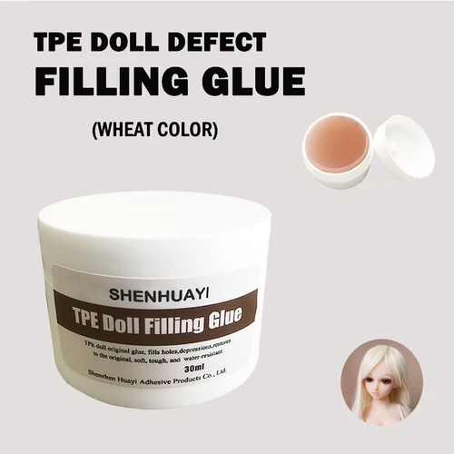 Imagen 1 del producto Pegamento de relleno de muñeca TPE para reparar las cavidades del cuerpo de la muñeca, naturalmente suave pero no duro, 30ML