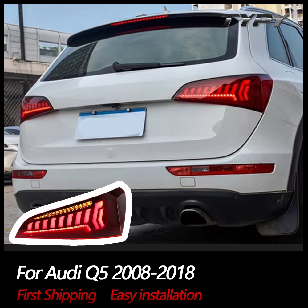 

Задний фонарь автомобиля, модифицированный светодиодный задний фонарь, задний фонарь, указатель поворота, стоп-сигнал для Audi Q5 2008-2018