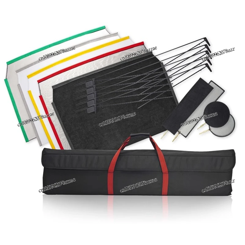 Studio Semi-open Fast-loading Flag Plate Frame Folding Flag Plate Soft Light Screen Light Control Cloth