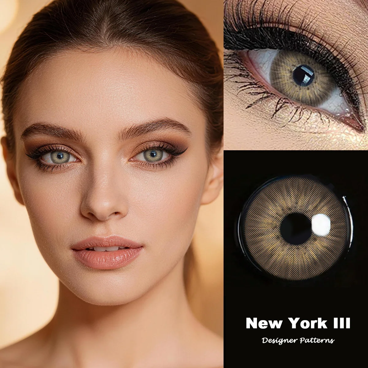 Visuashow 2 Stück Natürliche Farblinsen, Jährlich Tragbar, für Myopie mit Stärke, Weich und Bequem. Perfekt für modisches Make-up, Kosmetik und alltägliche Looks, die Ihre Schönheit unterstreichen – Detail 11