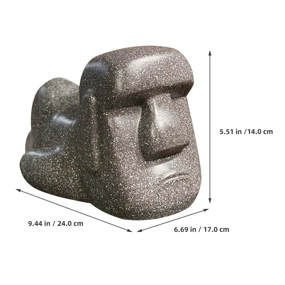 

Retro Moai Tissue Box Vintage Holder Cute Decorative Facial Boxes Napkin Rustic Paper Towel Dispenser Novelty Bedroom Dresser