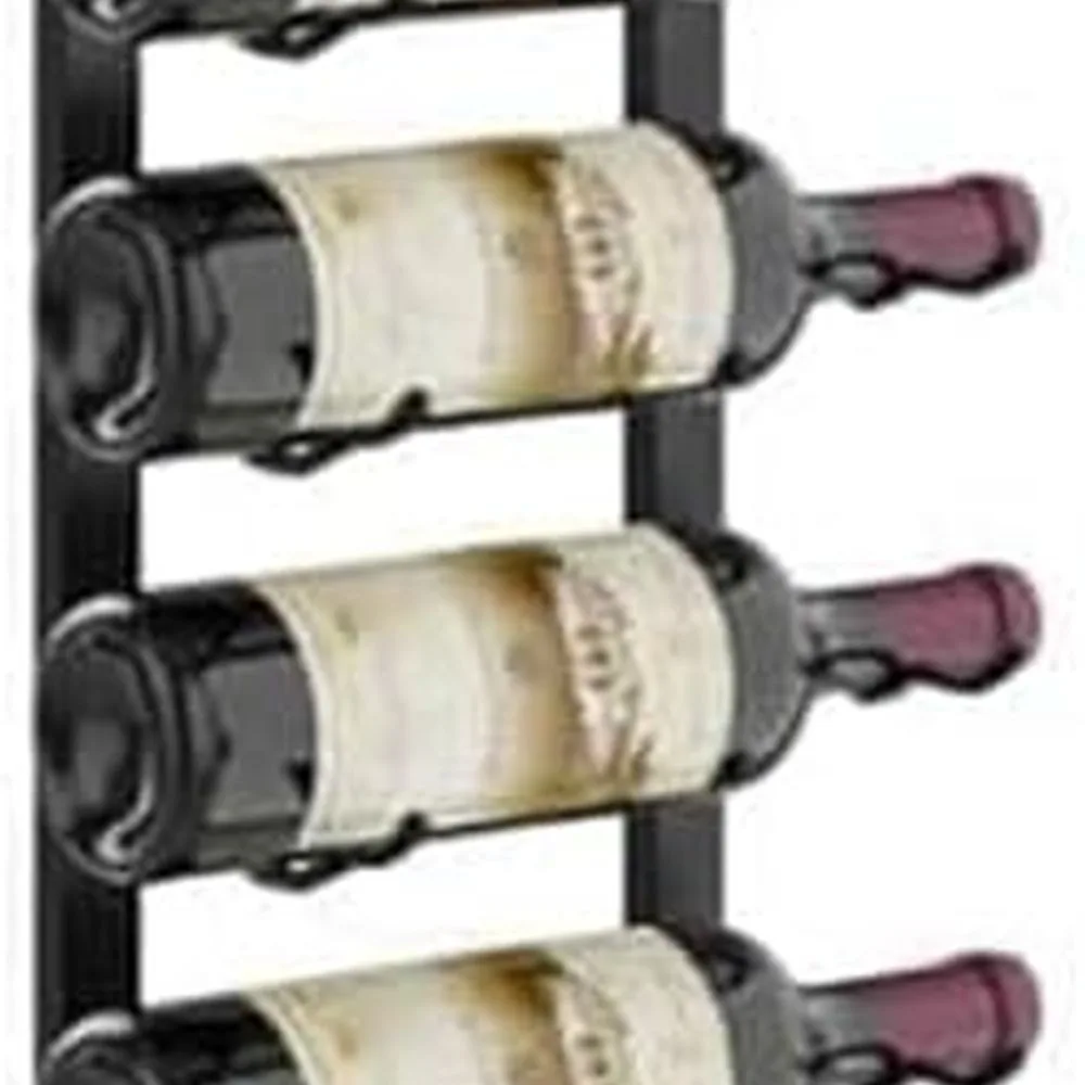 

W Series Pro Wine Rack 6 - Single Depth, Metal Wall Mounted Wine Rack - Modern, Easy Access Wine Storage - Space Saving