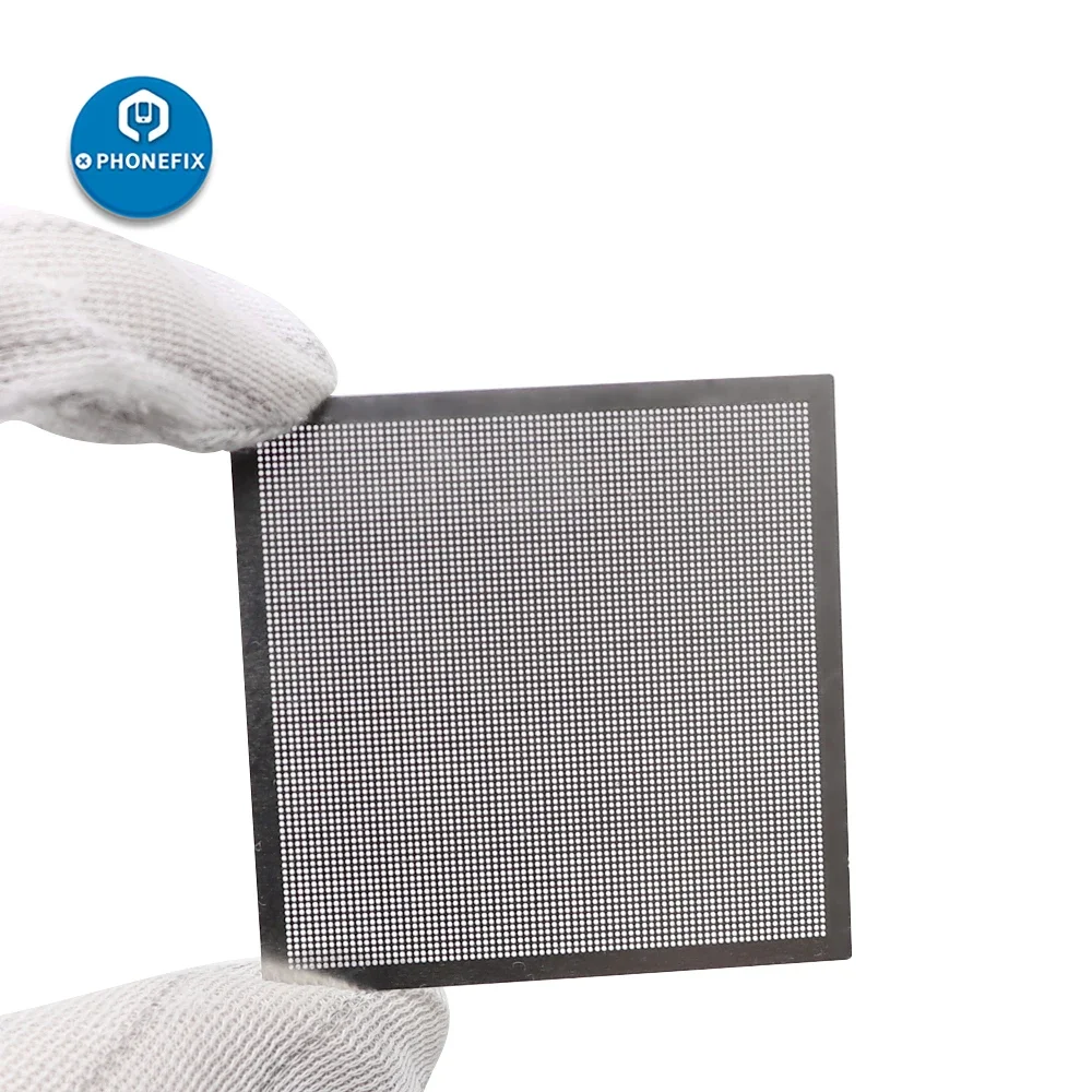 Kit BGA Reballing Stencil Universale di Alta Qualità 18pcs 0.3/0.35/0.5/0.55/0.6/0.76mm Reballing Netto per il Telefono IC Saldatura di Riparazione