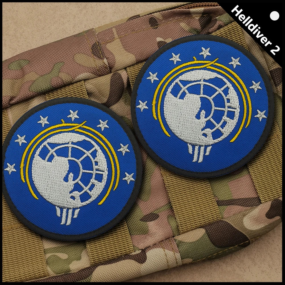 الجمجمة التكتيكية التصحيح التطريز هوك وحلقة شعار نحن نغوص معا شارة ملصقات حقيبة الظهر للملابس