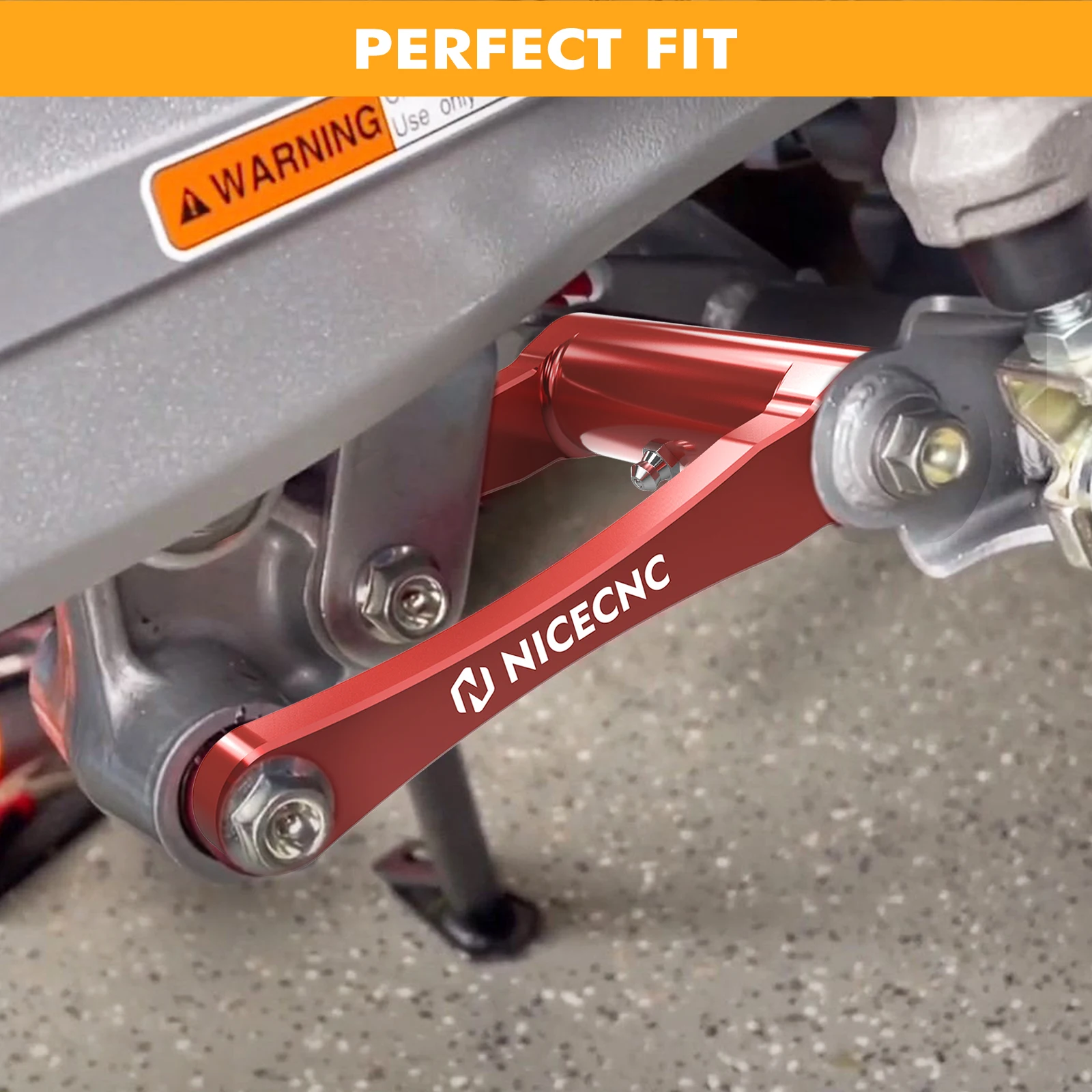 Для Honda CRF300L CRF300 L CRF 300 L RALLY 2021-2024 2023, комплект понижающих звеньев задней амортизационной подвески NICECNC, замена 52475-K1T-E10