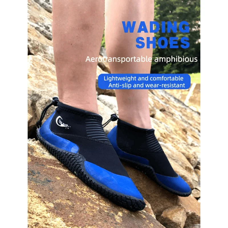 Running Soft Sole Beach Shoes for Men Women, Non-Slip Quick-Dry Aqua Socks for Swimming Snorkeling Boating Wading