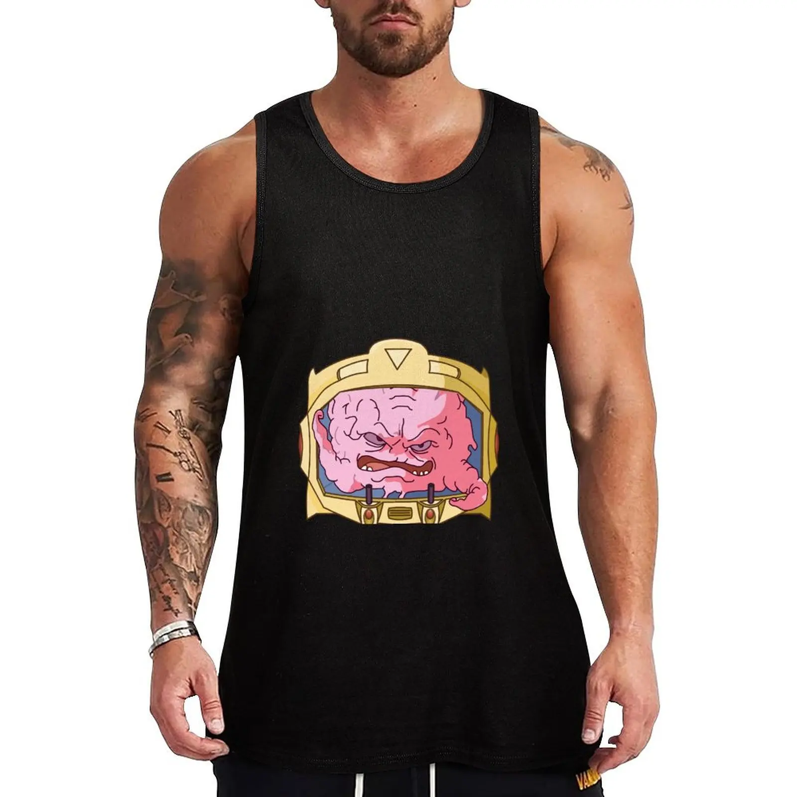 Krang Tank Top Gym Zubehör Mann Gym T-Shirt Männer Anime