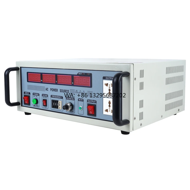

New Products 5000W Variable-Frequency Drive AC Power Source Single Phase LCD Voltage Regulators Converter Testing Equipment