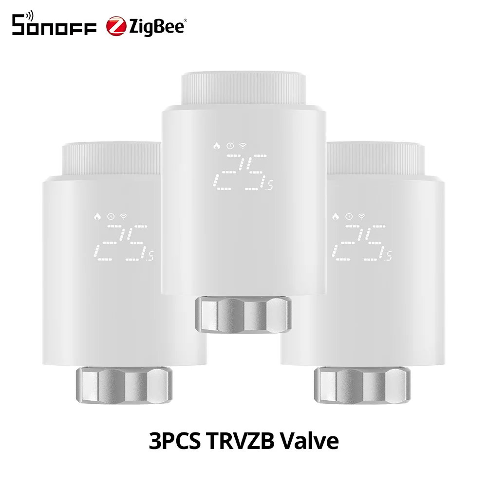 SONOFF TRVZB Zigbee thermostatische radiatorkraan Smart Home Verwarming Froest Protection Afstandsbediening Groepsbediening via eWeLink Alexa