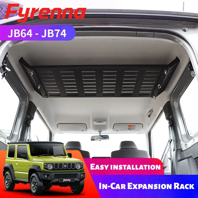 For 2019-2026 New Jimny JB64 JB74 Trunk Interior Roof Extension Rack Trunk Divider Rack Trunk Shelf Storage Bracket Luggage Rack