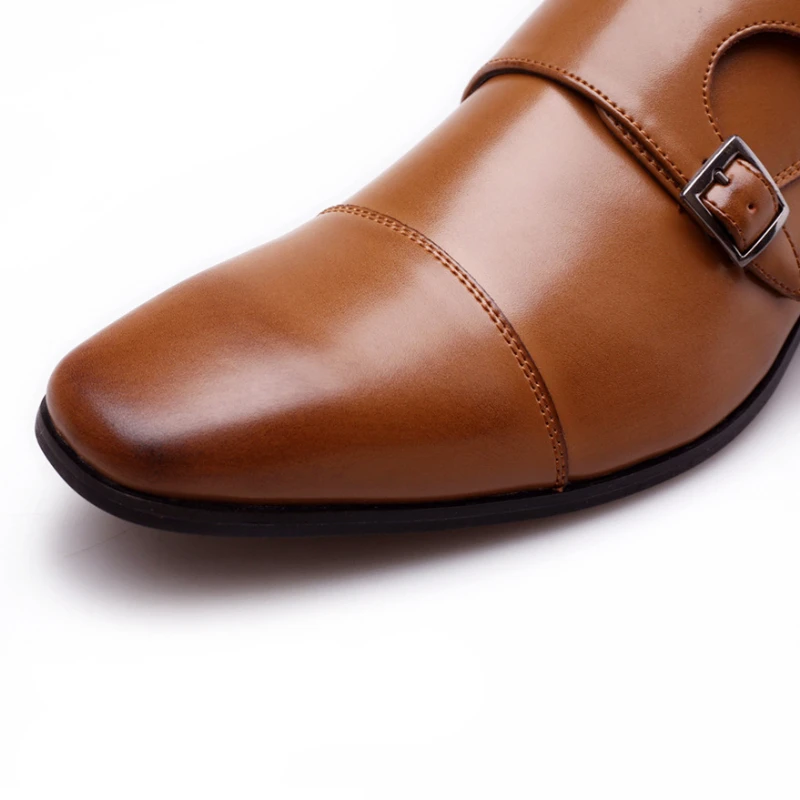 Dress Shoes for Men Black Square Toe Men Party Wedding Shoes Luxury High Quality Business Casual Men Shoes Elegant Oxfords 39-48 - Image 5