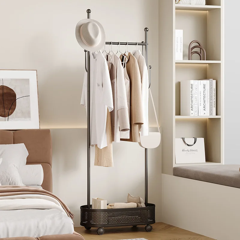 

Cream wind, hanger, floor, bedroom, coat and hat, small, household, mobile, storage