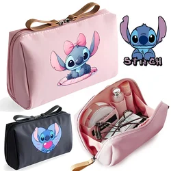 Disney Stitch Cosmetic Bag Small Kawaii Women Travel Makeup Organizer Pack Fashion Lipstick Storage Pouch Beauty Case Gifts