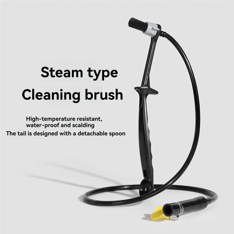 BBNV-Steam Cleaning Brush For Espresso Coffee Machine Brewing Head To Remove Grease And Dir Anti-Scalding Detachable