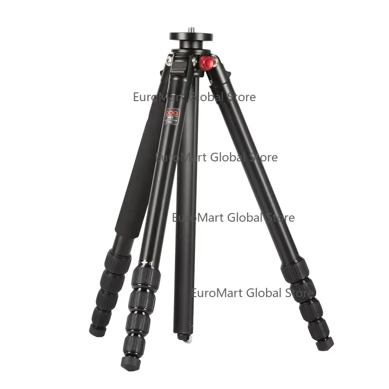 Professional Aluminum Alloy Camera Tripod Newest Design Triangular Center Tube for Enhanced Stability Reduced Storage Space