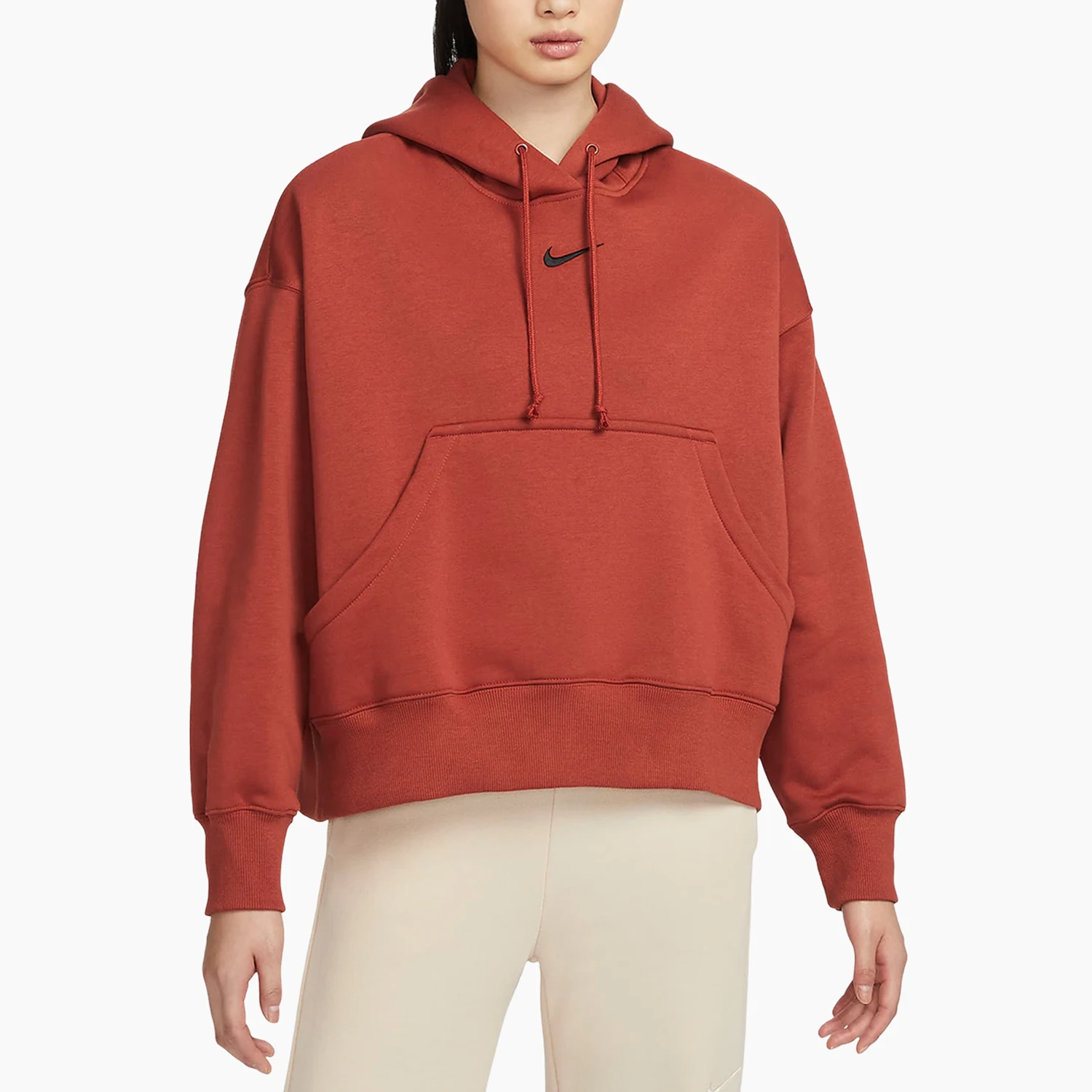 

Nike genuine Oversize women's loose and warm fleece pullover hoodie DQ5859-832