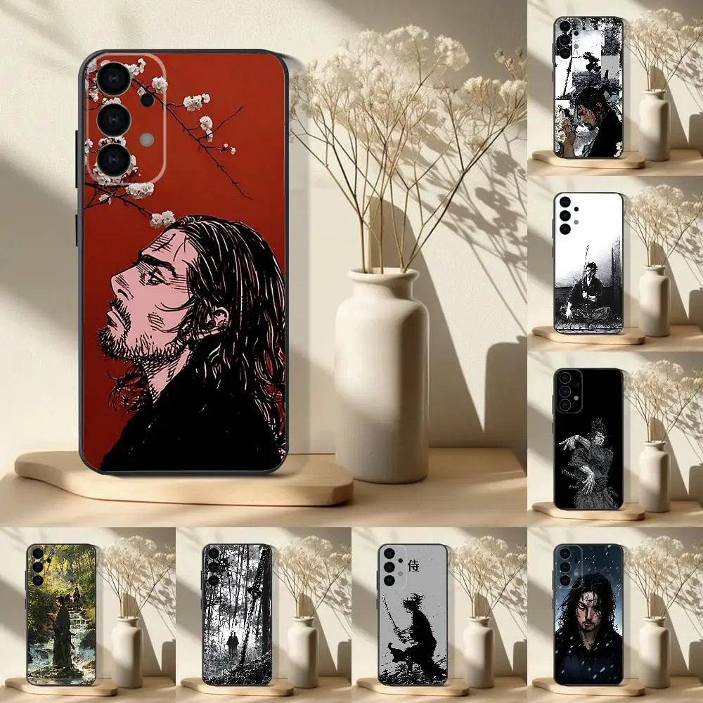 

Vagabond Miyamoto Musashi Phone Case for Samsung S24 S22 S25 Ultra S9 S20 FE S23 Plus S10 S21 Shockproof Funda Cover