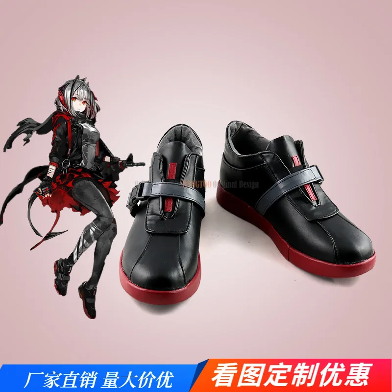 Arknights  Reunion Movement  Anime Characters Shoe Cosplay Shoes Boots Party Costume Prop