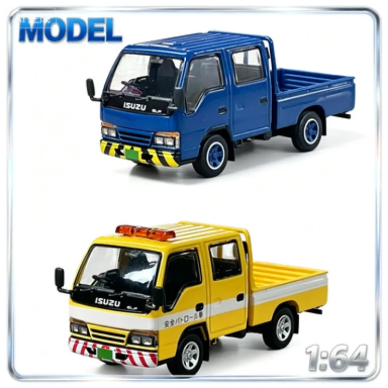 

Model 1: 1:64, Isuzu ELF from Mitsubishi, cast alloy car model, suitable as a gift for boys, adult static collection piece.