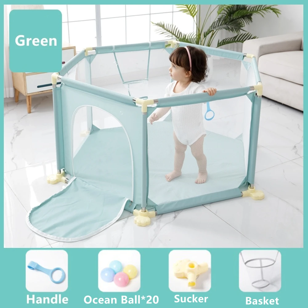 Baby Playpen For Children Furniture Kids Playground Playpen for Kid Corral Baby Park Toys Child Edge Protector Fence