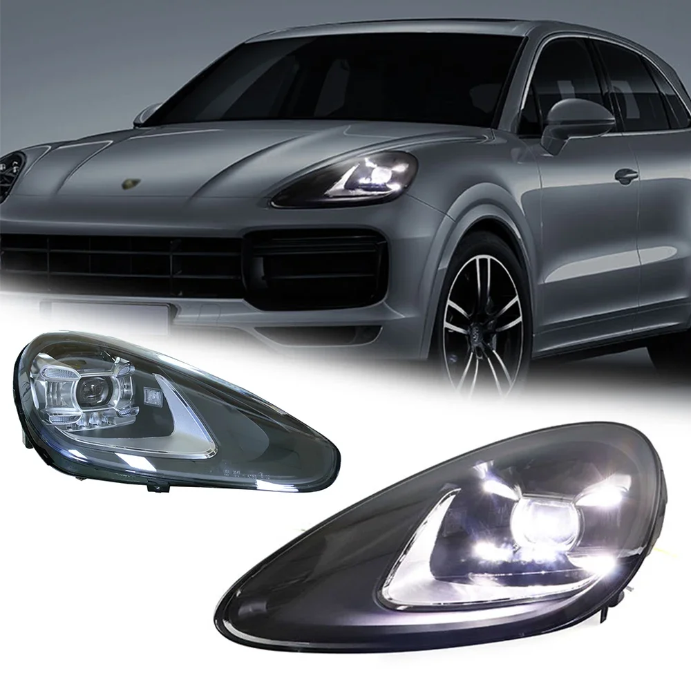 

LED HeadLights For Porsche Cayenne 958 11-18 New Style Full Led DRL Car Head Lamp Assembly Signal Accessories Modified Lamp