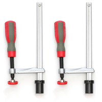 2pc Woodworking Desktop Quick Acting Hold Down Clamp Desktop Clip Hand twisting Clip For Woodworking Benches 19/20MM Hole Tools