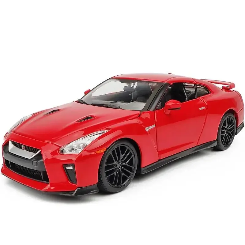 1:24 نيسان GTR 2017 Supercar سبيكة سيارة Diecasts ولعبة المركبات نموذج سيارة مصغرة مقياس نموذج سيارة لعبة