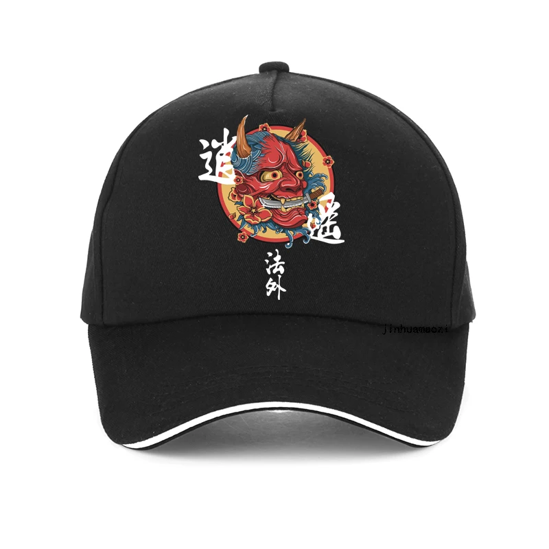 

Fashion Cool Men Hip Hop Devil Baseball Cap Japanese Monster Harajuku hat Casual Men Women Adjustable Snapback Hats bone