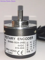 Codificador rotativo Incremental de salida diferencial TTL de 5V, serie OVW2, 1000 Pulse, línea 1024