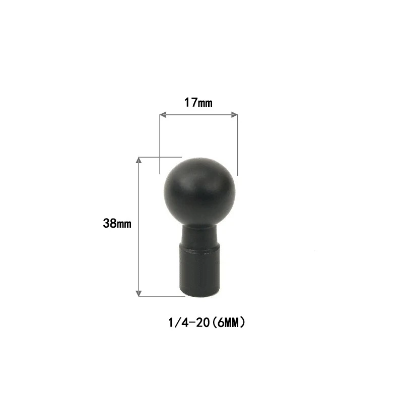 1/4 "Schraube Adapter für Gopro Hero Für Insta360 Action Kamera Telefone GPS Halter 13mm/15mm/17mm/20mm/25mm Kugelkopf Halterung – Detail 26
